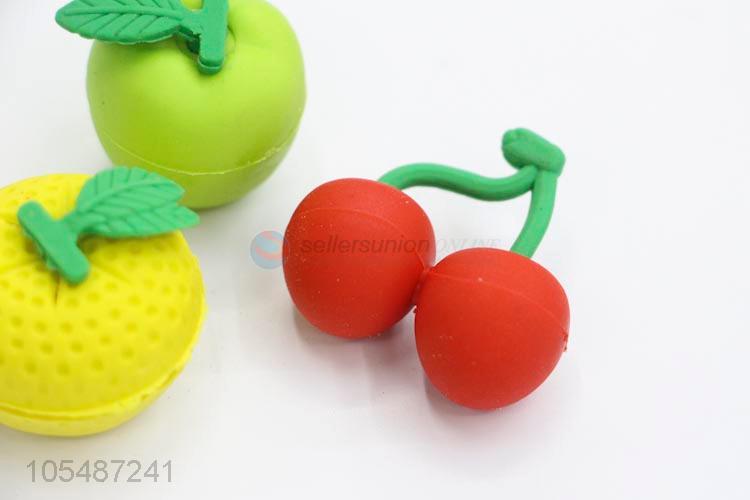 High-grade fruit shape children erasers