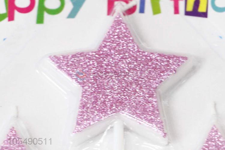 Low Price BlingFive Star Sticks Birthday Cake Candles