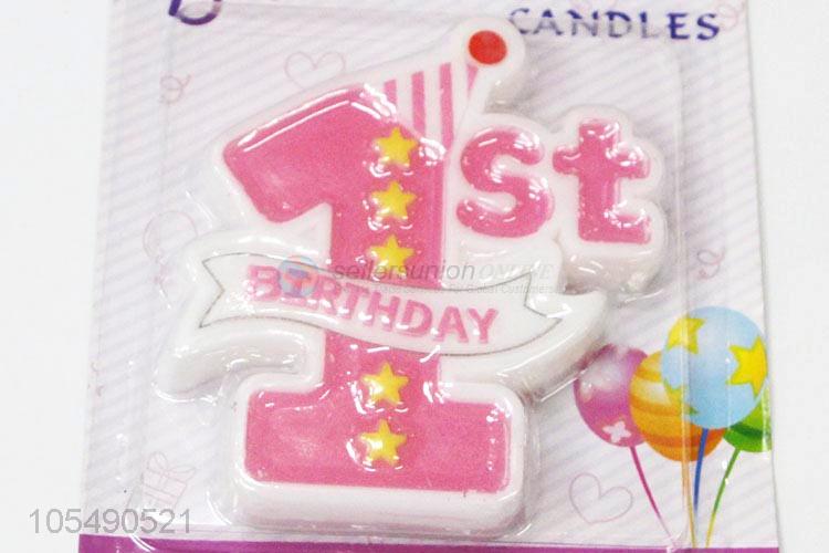 Reasonable Price Baby 1st Birthday Candles Birthday Party Decoration