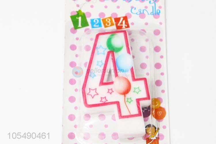 Best Quality Number Shape Happy Birthday Candles
