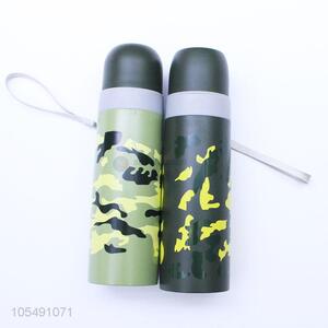 Low price camouflage color stainless steel <em>thermos</em> <em>bottle</em>