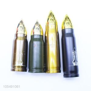 Manufacturer custom bullet shape stainless steel vacuum <em>thermos</em> <em>bottle</em>