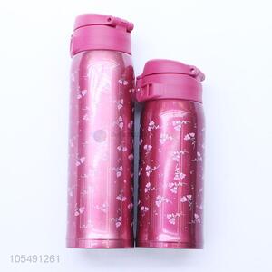 Superior quality fashion flower printed stainless steel <em>thermos</em> <em>bottle</em>