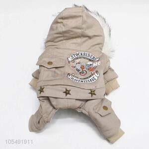 Cool Design Thicken Dog Clothes Add Wool Jumpsuits