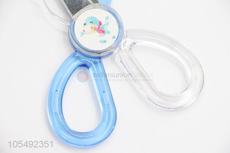 New Useful Simple Transparent Scissors for Students School Supplies