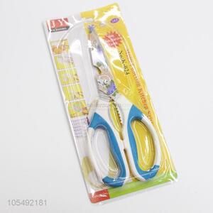 Utility and Durable 8 inch Kitchen Cutter Knife Flower Printing Scissor