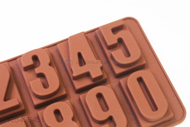 Direct Price Number Shaped Silicone Chocolate Molds