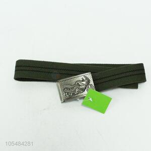 Premium quality elastic woven knitted belt fabric belt for men