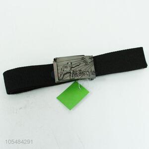 Wholesale cheap men elastic woven knitted belt fabric belt