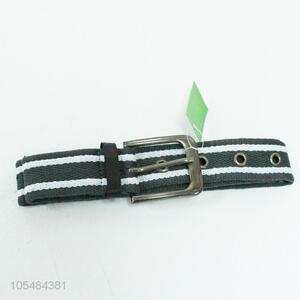 Latest design elastic woven knitted belt fabric belt for men