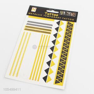 Unique Design Gold Blocking Tattoo Sticker