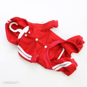 Factory Price Red Hooded Pet Sports Apparel