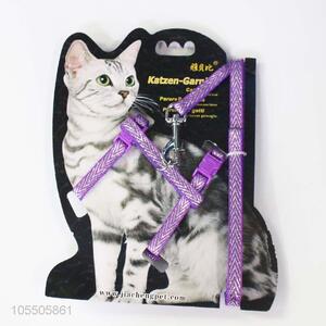 Good Sale Cat Harness Collar Lead Leash Traction Safety Rope