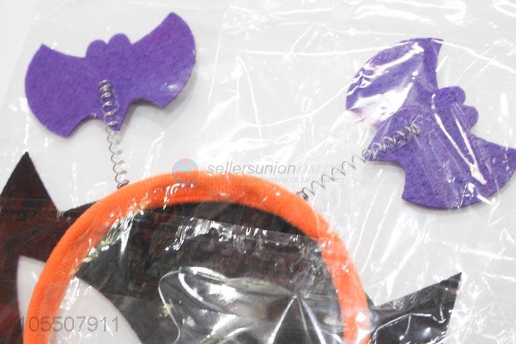 Custom Bat Design Halloween Hair Clasp With Mask