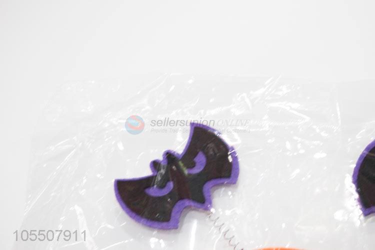 Custom Bat Design Halloween Hair Clasp With Mask