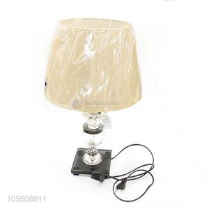 Best selling modern iron base crystal table lamp reading lamp
