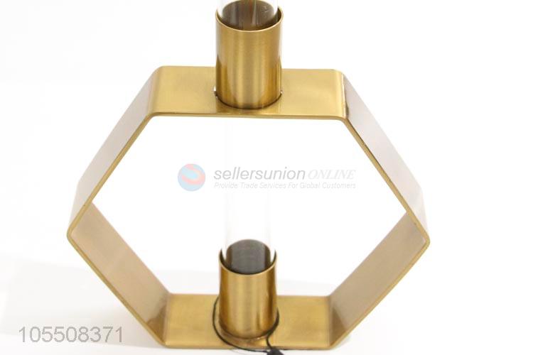 Direct factory modern home decorative golden metal flower vase