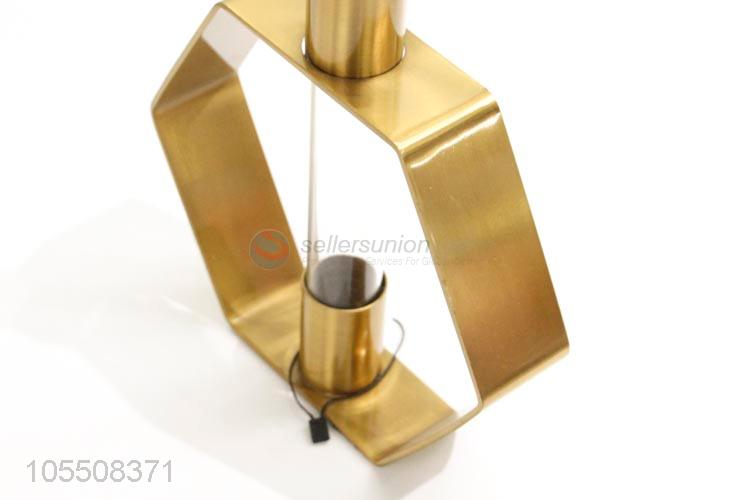 Direct factory modern home decorative golden metal flower vase