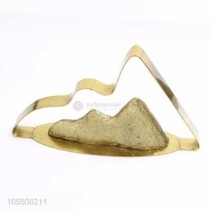 Professional factory supply mountain shape golden indoor decorative craft