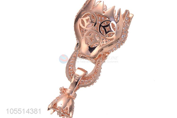 Cool Design Leopard Head Necklace Pendant DIY Jewelry Accessories