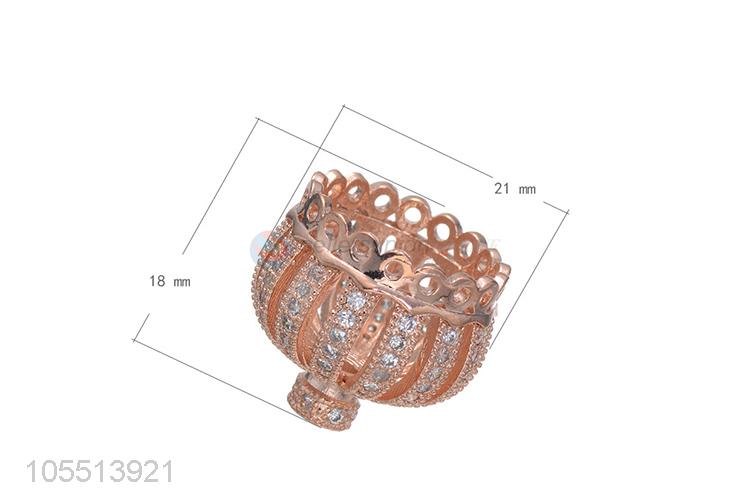 Retro Style Cap Shape Jewelry Charm Hole Spacer Bead Bracelet Beads
