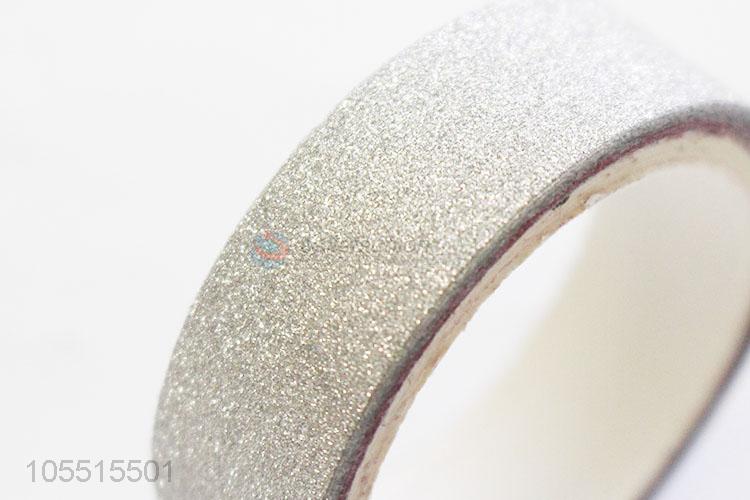 Superior quality decorative silver glitter adhesive tape