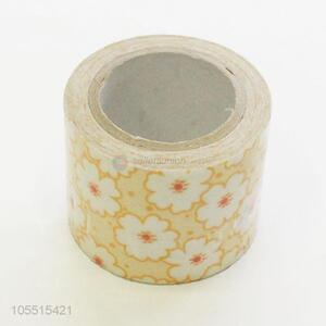 Bottom price handmade ornaments use flower printed cloth duct adhesive tape