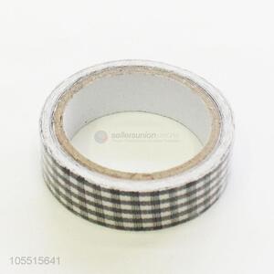 Wholesale low price decorative fabric tape check printed adhesive tape