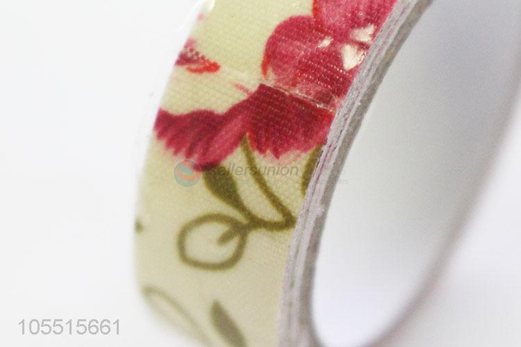 Fancy design flower printed sealing and packing cloth duct tape