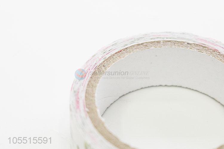 Custom handmade ornaments use flower printed cloth duct adhesive tape