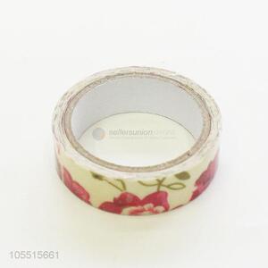Fancy design decorative flower printed sealing and packing cloth duct tape cloth art