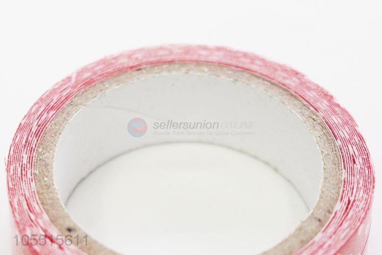 Bottom price decorative fabric tape printed adhesive tape