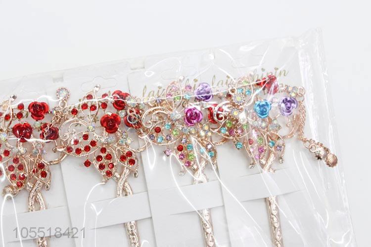 Wholesale Cheap Bridesmaid Wedding Flower Hairpins Princess Match