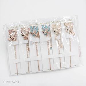 Factory Promotional Alloy Bridesmaid Wedding Flower Hairpins Princess Match