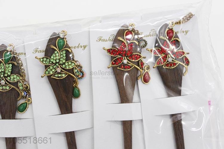 Wholesale Top Quality Vintage Style Alloy Shell Flower Hairpins  Hair Accessories