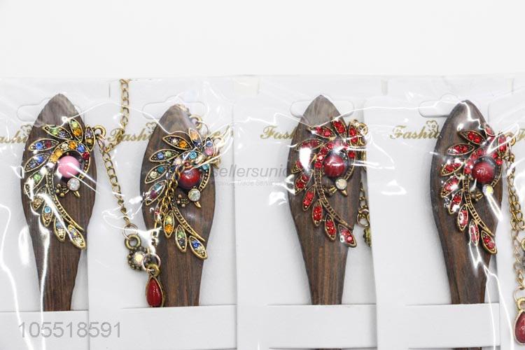 Fancy Design Ancient Costume Hanfu Wooden Hairpin