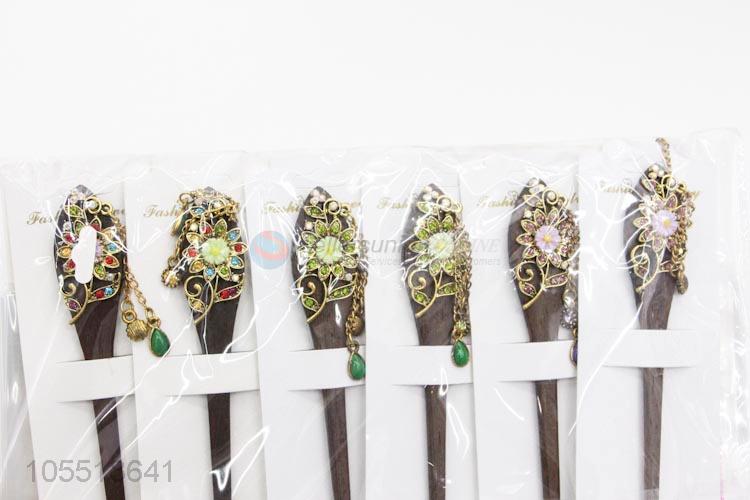 Excellent Quality Vintage Shell Woman Hair Accessories Shell Flower Hairpin