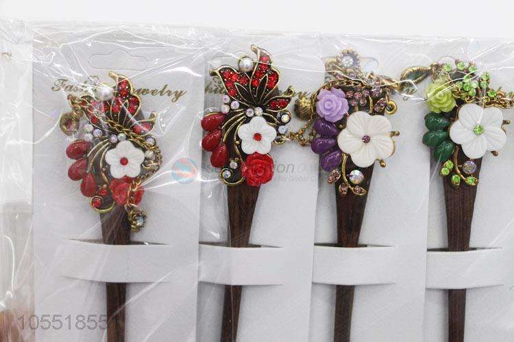 New Arrival Vintage Shell Woman Hair Accessories Shell Flower Hairpin