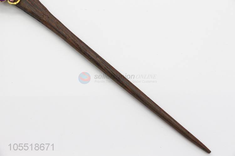 Cheap and High Quality Shell Flower Hair Accessories Hairpin Wooden Hairpin