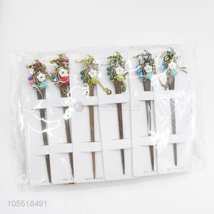 Popular Wholesale Shell Flower Hair Accessories Hairpin Wooden Hairpin