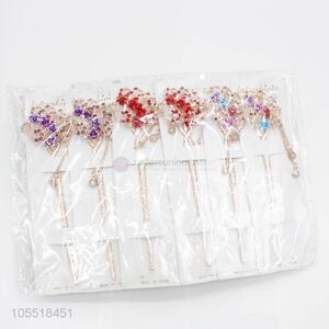 Wholesale Popular Fashion Exquisite Crystal Flower Hairpin