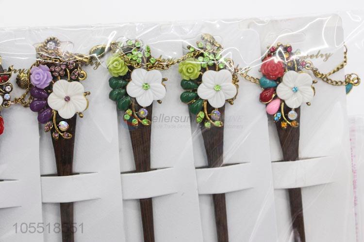 New Arrival Vintage Shell Woman Hair Accessories Shell Flower Hairpin