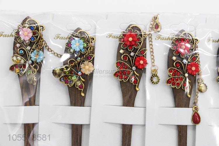 Recent Design Shell Flower Hair Accessories Hairpin Wooden Hairpin