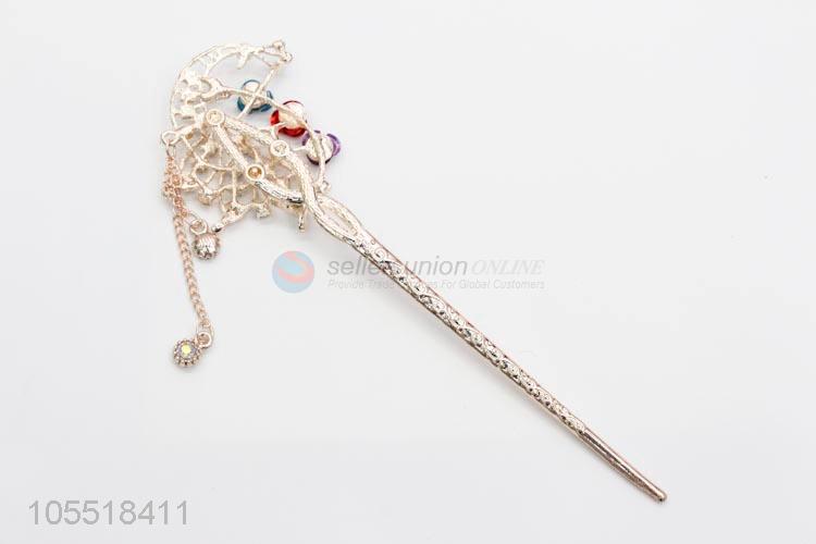 Wholesale Unique Design Wedding Bridal Flower Faux Pearl Crystal Hair Pins