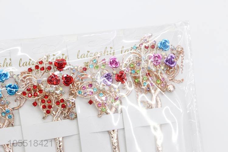 Wholesale Cheap Bridesmaid Wedding Flower Hairpins Princess Match