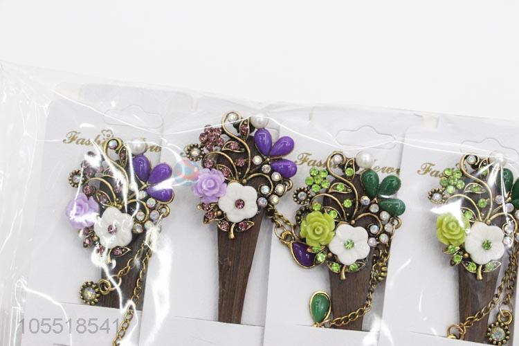 New Style Shell Flower Hairpin Woman Wedding Prom Party Accessories