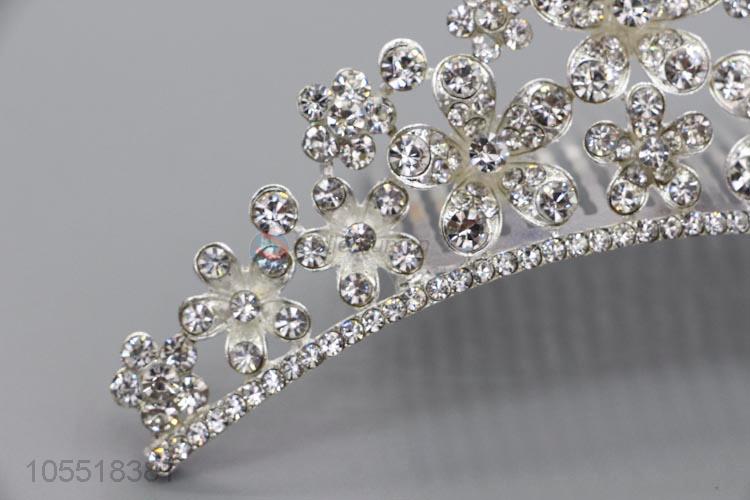 Hot Selling Fashion Rhinestone Crystal Wedding Tiara Bride Crown