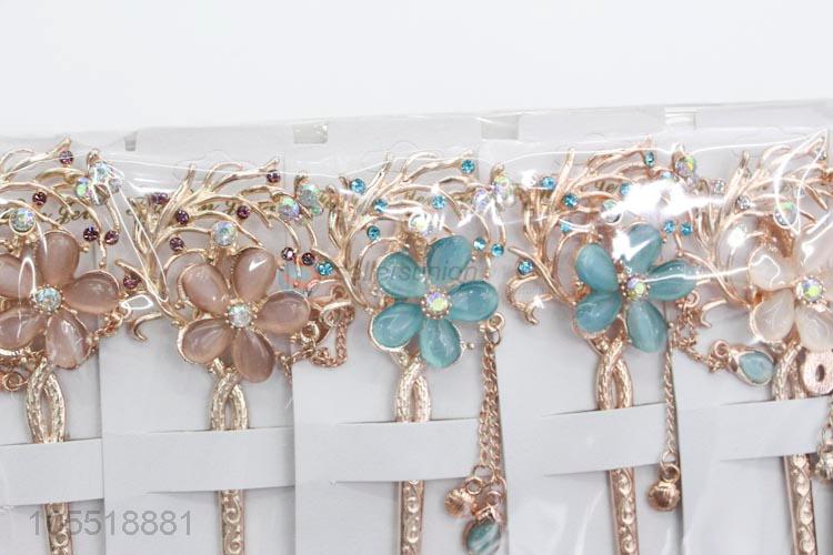 Very Popular Vintage Multi Color Hair Accessories Flower Hairpins For Women
