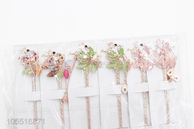 Hottest Professional Vintage Style Alloy Crystal Hairpins Hair Accessories