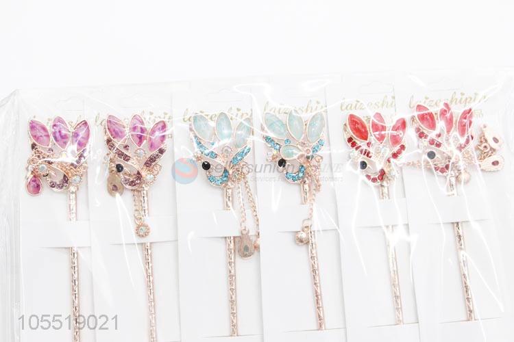 Durable Vintage Style Alloy Crystal Hairpins Hair Accessories